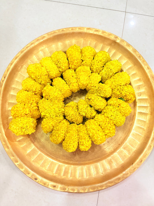 Golden Bloom Marigold Garland (Genda Phool)