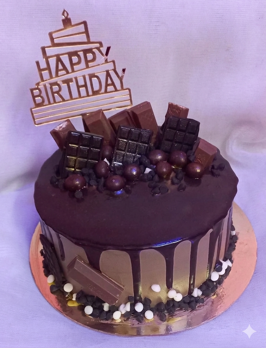 The Midnight Chocolate Decadence Drip Cake